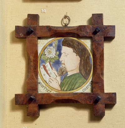 Portrait of Geoffrey Chaucer by William Morris